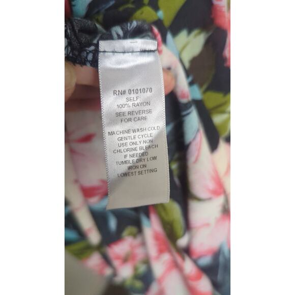 Boho Chic Romance Maxi Floral Halter Dress Women's Medium - Picture 4 of 8